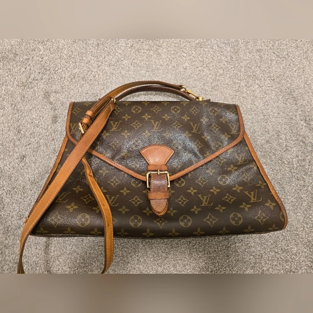 Louis Vuitton Monogram Beverly Briefcase Tote Satchel Shoulder Bag